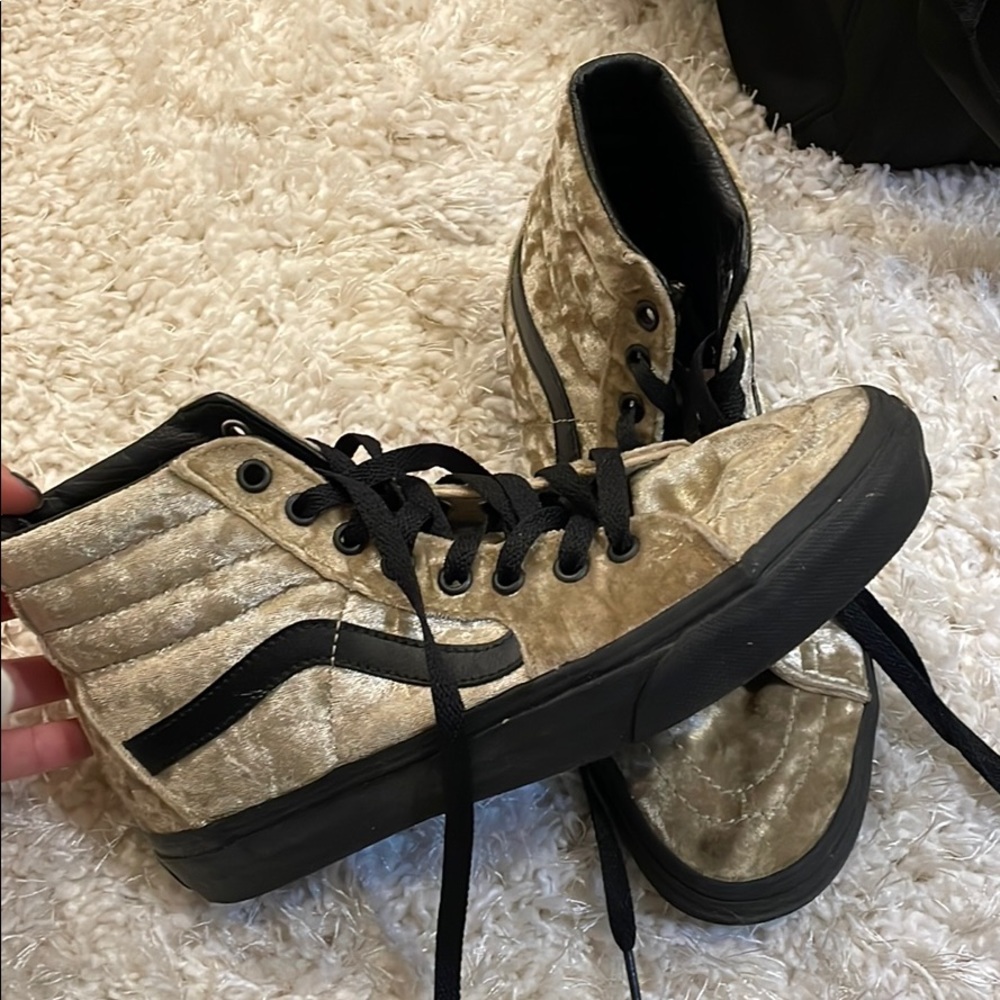 Gold Vans